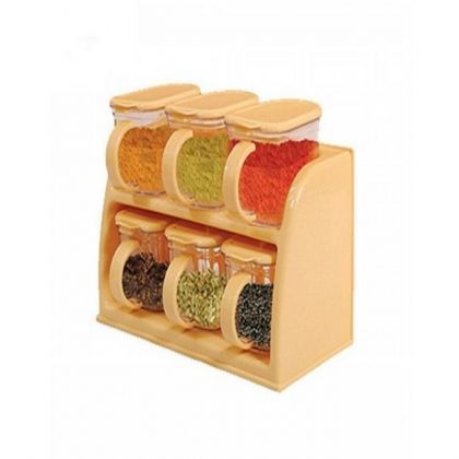 Spice Rack 6pcs - Beige
